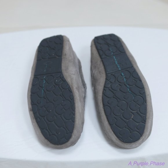 Mens Ugg Australia Ascot Gray Slippers Suede Shearling Lined Size 14 #5775 - Picture 3 of 3